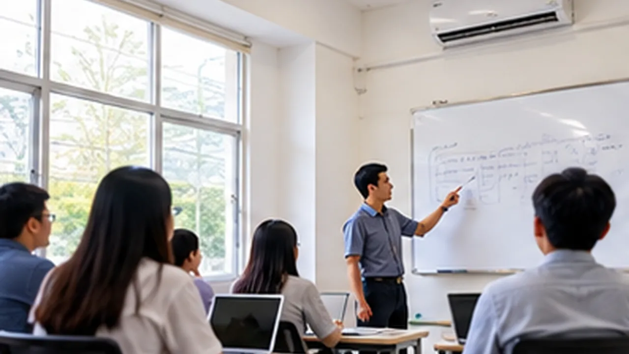 Sistem pendingin untuk Tempat Kursus